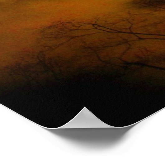 カラスと不吉な空 ポスター (角)