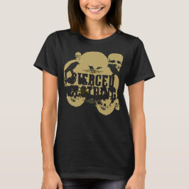 カラスに餌を送られる Tシャツ