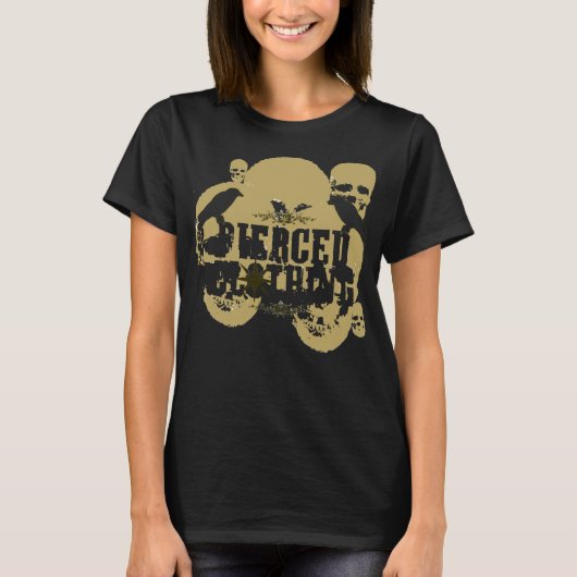 カラスに餌を送られる Tシャツ (正面)