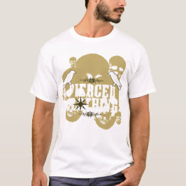 カラスに餌を送られる Tシャツ
