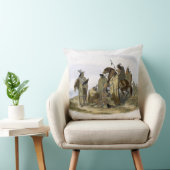 カラスのインディアンは、"旅行の容積1からの13をIめっきします クッション (椅子)