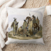 カラスのインディアンは、"旅行の容積1からの13をIめっきします クッション (ブランケット)