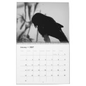 カラスのカレンダーの殺害 カレンダー (1月 2027)
