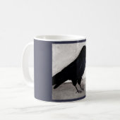 カラスのコーヒー・マグ コーヒーマグカップ (正面左)
