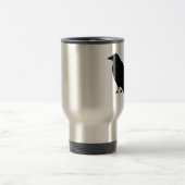 カラスのシルエット トラベルマグ (中央)