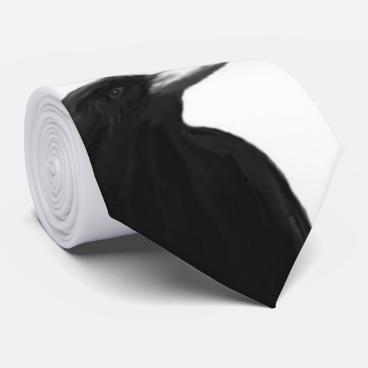 カラスのタイ ネクタイ (ロール)
