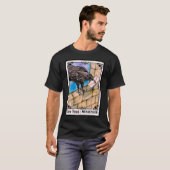 カラスのトーテムのメッセンジャー Tシャツ (正面フル)