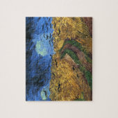 カラスのパズルが付いているゴッホのWheatfield ジグソーパズル (縦)