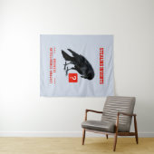 カラスのビジネスインテリジェンスアナリスト タペストリー (インサイチュ(横))