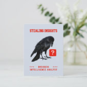 カラスのビジネス インテリジェンス アナリスト シーズンポストカード (スタンド正面)