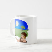 カラスのマグ コーヒーマグカップ (正面左)