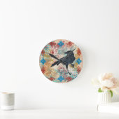 カラスの壁時計 ラウンド壁時計 (ホーム)