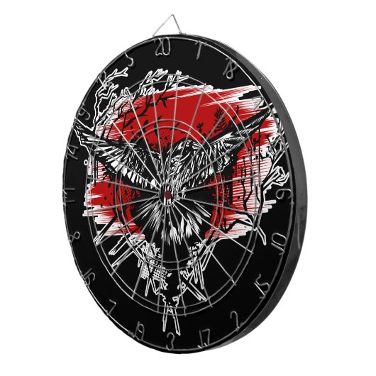 カラスの夜 ダーツボード (正面右)