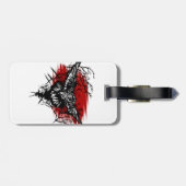 カラスの夜 ラゲッジタグ (裏面横)