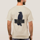 カラスの守護者 Tシャツ (裏面)