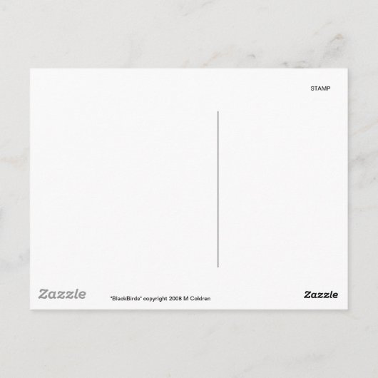 カラスの木 ポストカード (裏面)