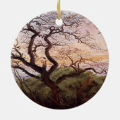 カラスの木、1822年 セラミックオーナメント (裏面)