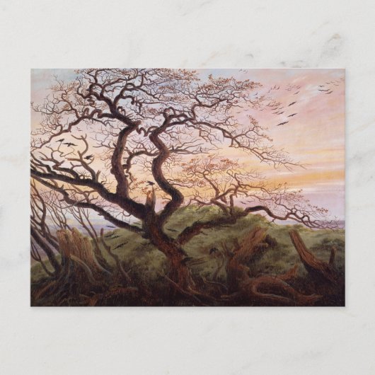 カラスの木， 1822 ポストカード (正面)