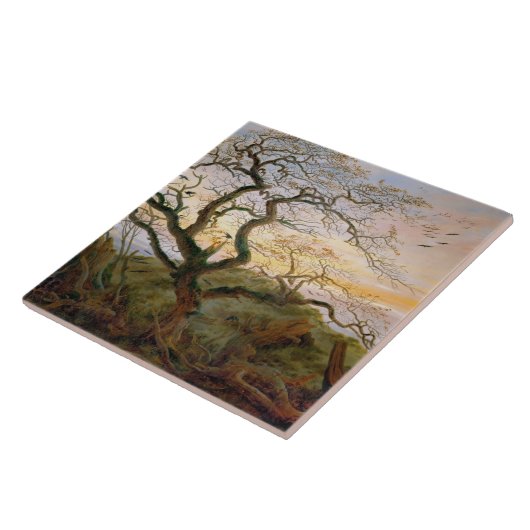 カラスの木（Caspar David Friedrich著） タイル (側面)