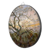 カラスの木（Caspar David Friedrich著） ダーツボード (正面右)