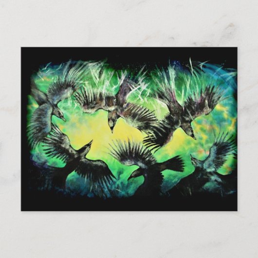 カラスの殺人 ポストカード (正面)