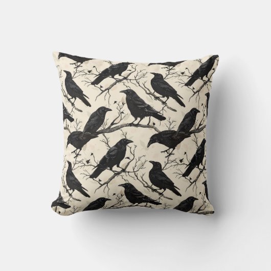 カラスの殺害 クッション (正面)
