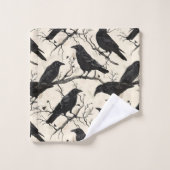 カラスの殺害 バスタオルセット (ウォッシュタオル)