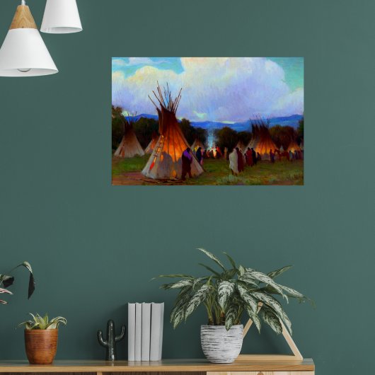 カラスの火の光と黄昏の協議会の呼び出し ポスター (リビング1)