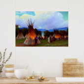 カラスの火の光と黄昏の協議会の呼び出し ポスター (キッチン)