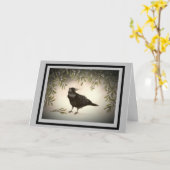 カラスの爪先 カード (黄色い花)