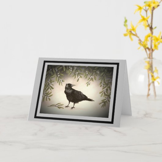 カラスの爪先 カード (黄色い花)