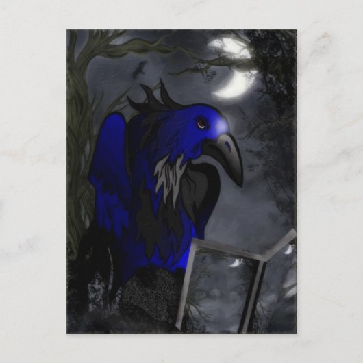 カラスの物語ゴシックフォーク ポストカード (正面)