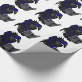 カラスの物語ゴシックフォーク ラッピングペーパー (角)