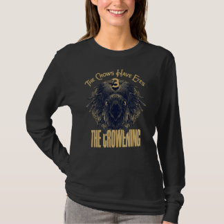 カラスの目が3の混雑 Tシャツ