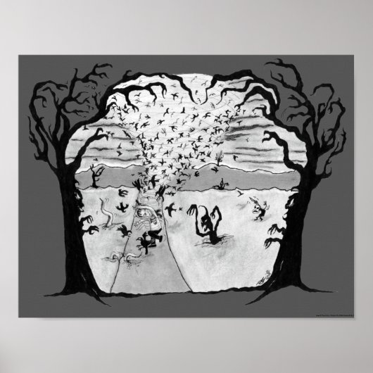 『カラスの竜巻』ポスター(文字なし) ポスター (正面)