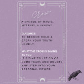 カラスの精神の動物の切断ボード – 祭壇の装飾 カッティングボード