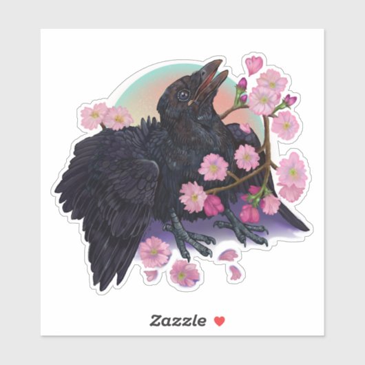 カラスの羽 シール (シート)