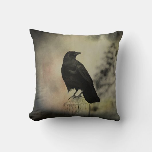 カラスの自然 クッション (正面)