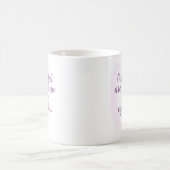 カラスの足が新しいつけまつげだ コーヒーマグカップ (中央)