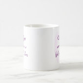 カラスの足は新しいつけまつげ コーヒーマグカップ (中央)