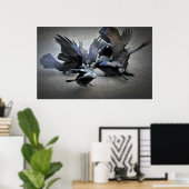 カラスの踊り ポスター (ホームオフィス)