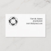 カラスの輪は決してゴシック様式ではない 名刺 (裏面)