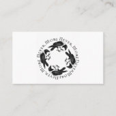 カラスの輪は決してゴシック様式ではない 名刺 (正面)