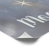 カラスの鳥のベビーが月に眠る ポスター (コーナー)