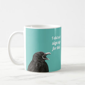 カラスはコーヒーマグにサインアップしなかった コーヒーマグカップ