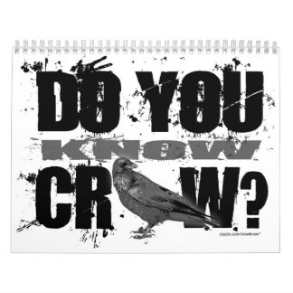 カラスは新年知っています カレンダー