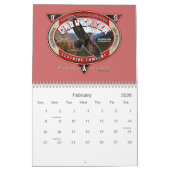 カラスは新年知っています カレンダー (2月 2026)