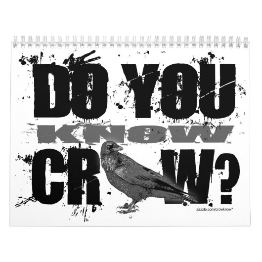 カラスは新年知っています カレンダー (カバー)
