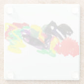 カラスは秋を告げる ガラスコースター (裏面)