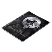 カラスまたはカラスの表示ジャーナル ノートブック (左側)